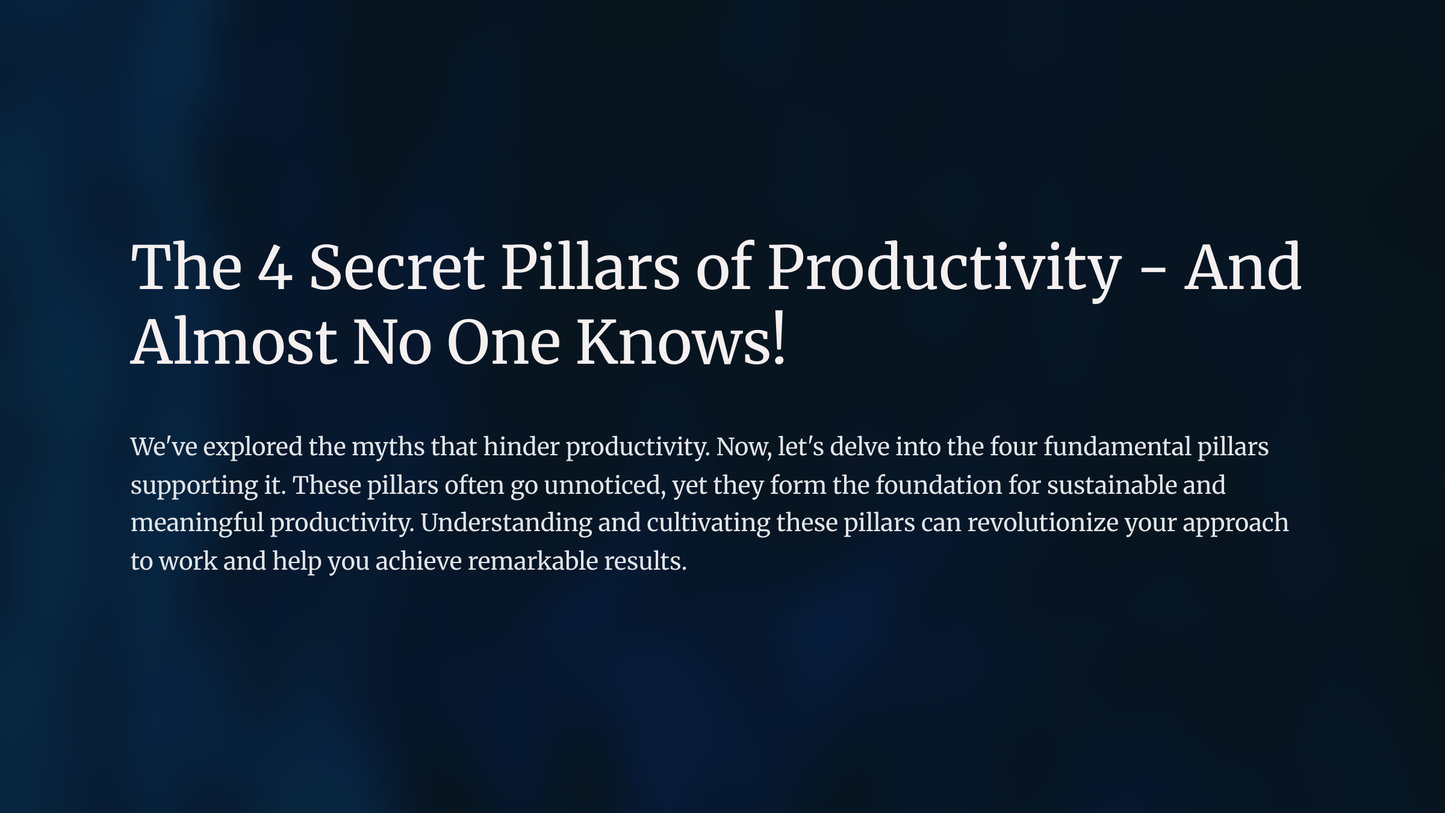 productivity guide