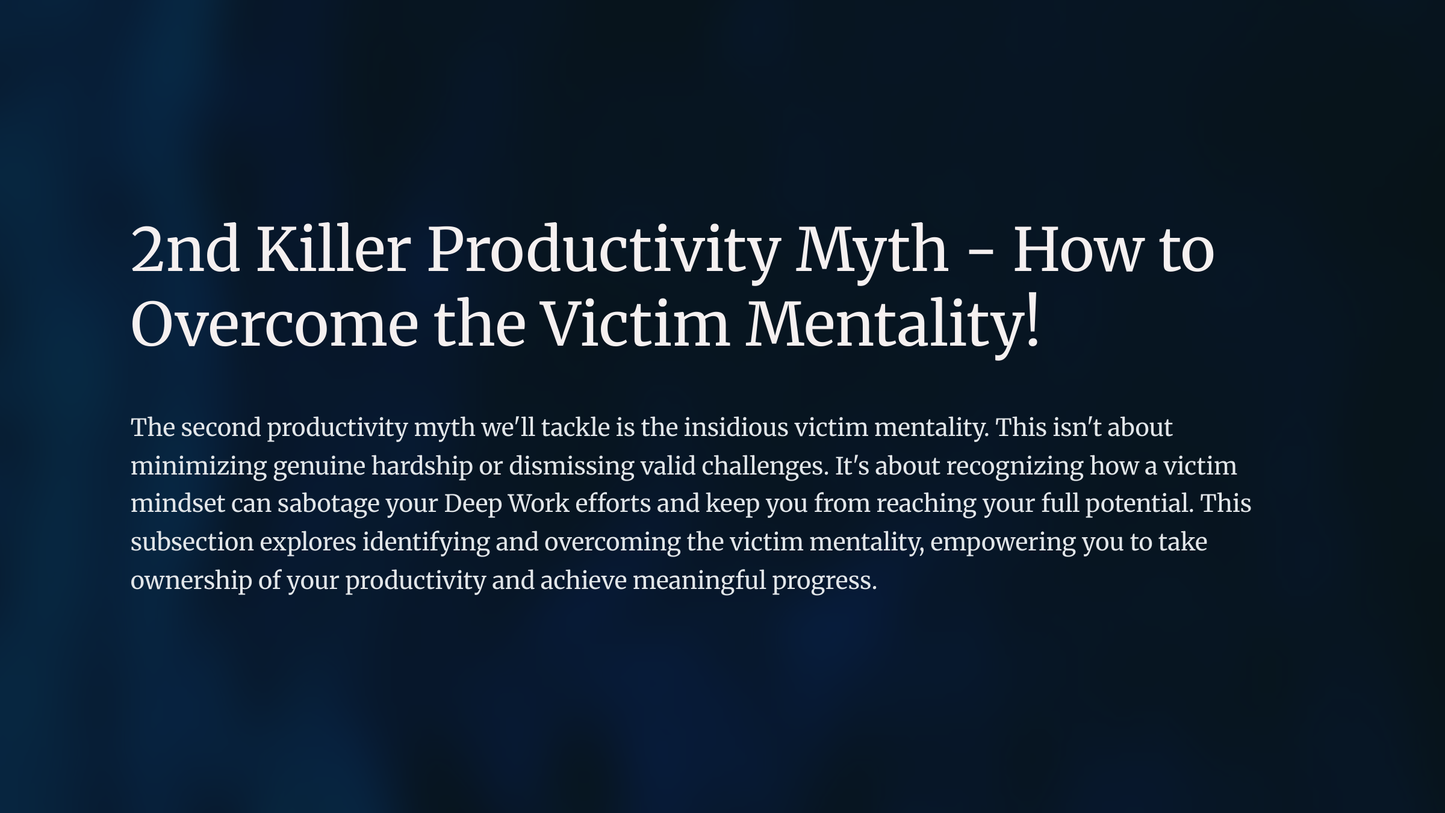 productivity guide