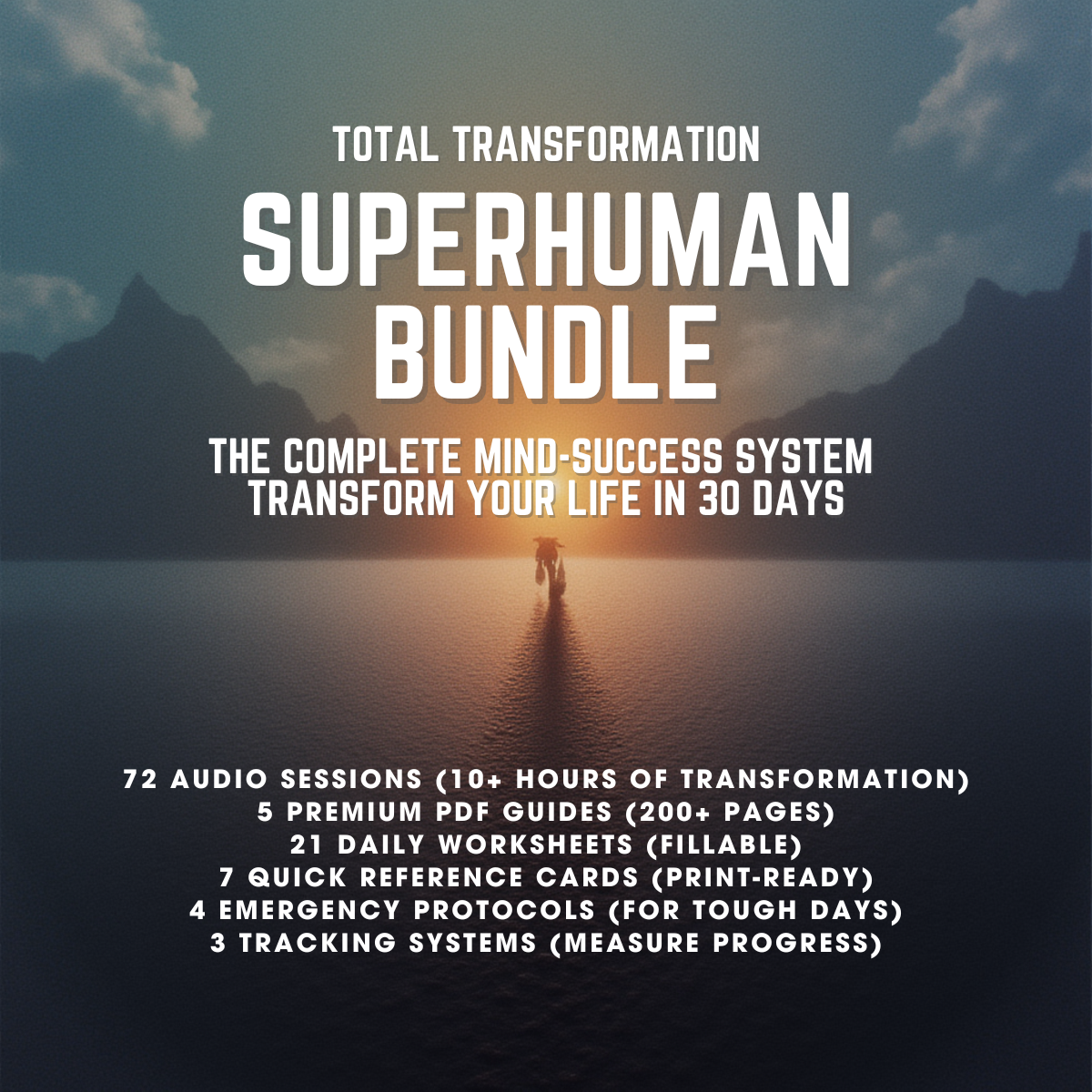 Superhuman Bundle | Complete Mind Transformation System | 3-Day + 21-Day Programs + 5 Bonuses